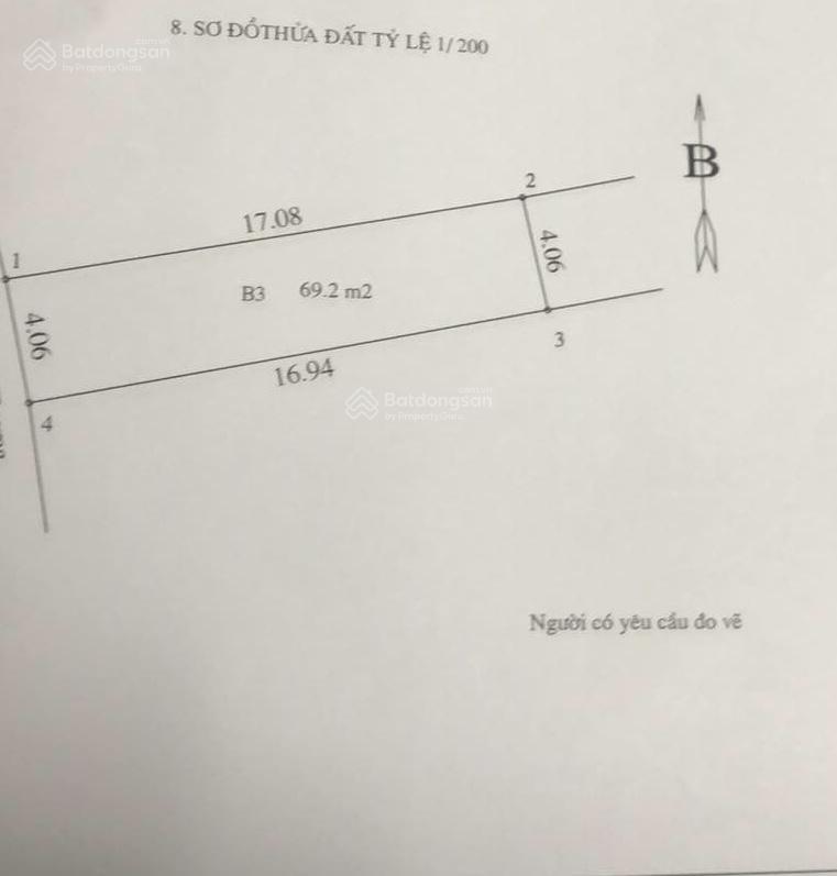 Chính chủ bán nhà 3 tầng gần đường tam trinh hoàng mai dt 52,8m2 thực tế 69,2m2 mt 4m, giá 8,5tỷ