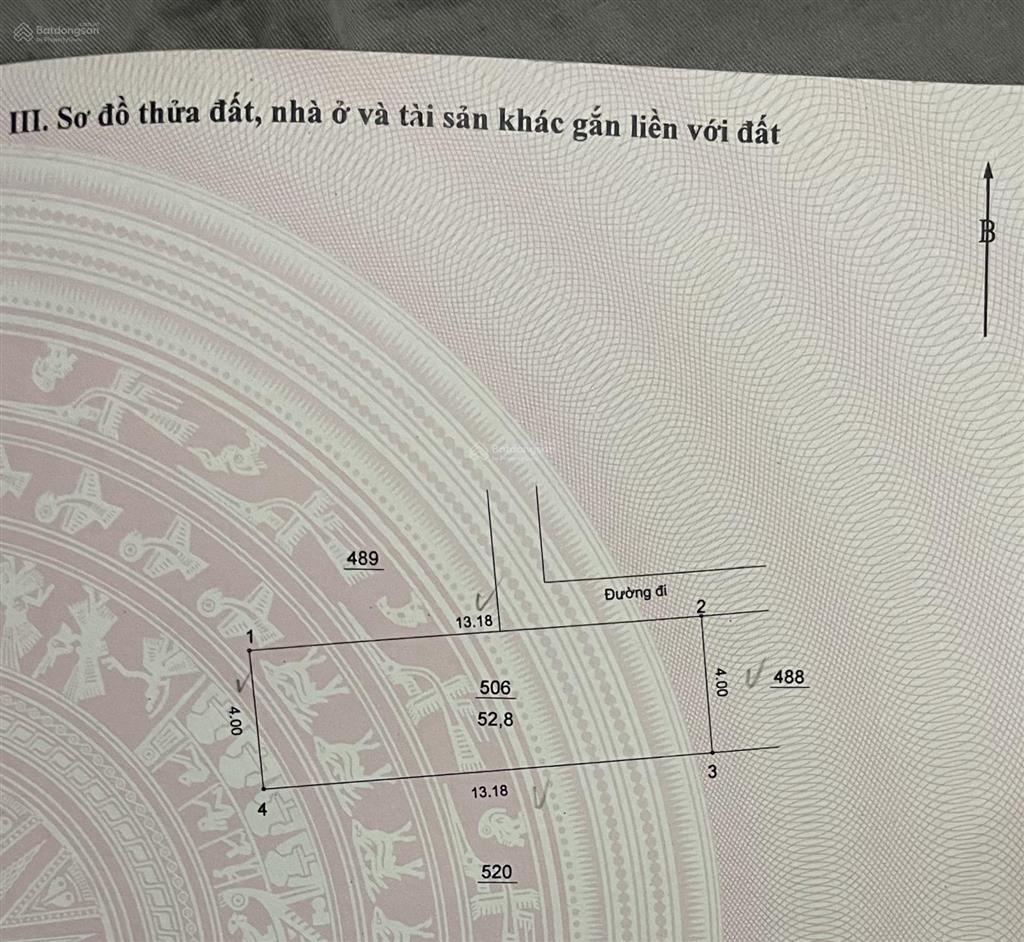 Chính chủ bán nhà 3 tầng gần đường tam trinh hoàng mai dt 52,8m2 thực tế 69,2m2 mt 4m, giá 8,5tỷ