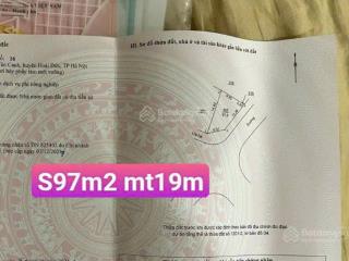 Lô góc cực hiếm 97,8m2 đất dv vân canh