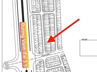 Siêu phẩm lô đất gần đường 3.5 khu 4,5ha vân canh giá cực tốt