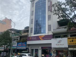 Bán gấp nhà mt hậu giang dt 10x30m, cn 260m2, kc 6 tầng tm, hdt 230tr/th giá trước tết 49tỷ
