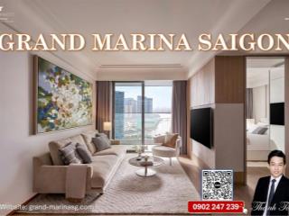 Cần bán 2pn grand marina saigon | tòa sea | 88m2  view trực diện sông sg  hiếm người bán