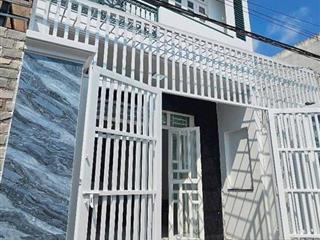 Bán nhà 1 trệt 1 lầu sau chợ phú phong đường thông kdc an ninh p. bình chuẩn, tp thuận an