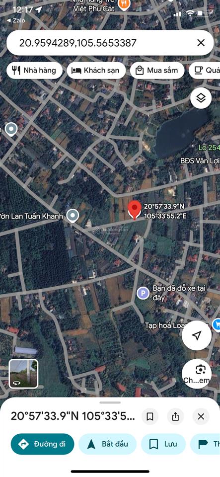 Chính chủ cần bán mảnh đất 383m cách nhà máy in tiền 1km