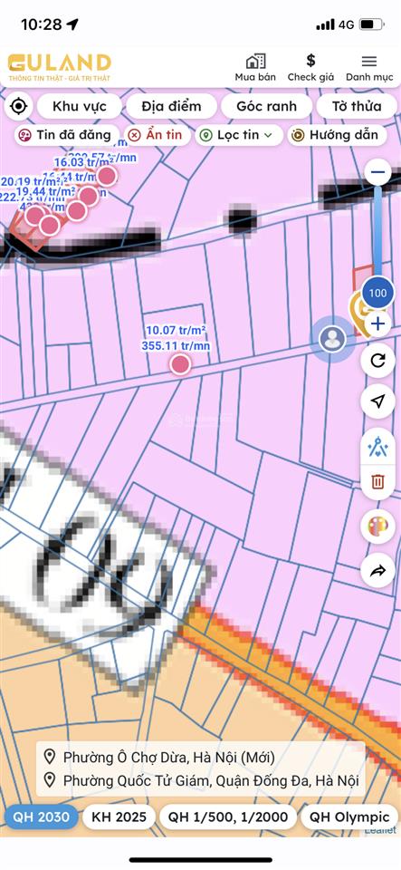 Chính chủ cần bán mảnh đất 383m cách nhà máy in tiền 1km