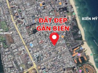 Đất đẹp sát biển, mt 8m chế lan viên, dt 239m2, khách tây đông đúc