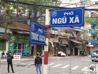 Bán nhà mặt phố ngũ xã trái tim trúc bạch vị trí siêu đắc địa diện tích 85m2 chỉ 33 tỷ