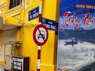 Cực hiếm! mặt phố phố cổ hàng bạc. 117m2 chỉ 75 tỷ