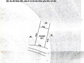Đất chính chủ phân lô vỉa hè  hà đông  mt 9m, dt 147,1m  kinh doanh  xây toà building quá đẹp