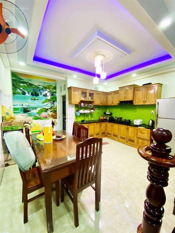 Nhà 4 tầng btct kiểu âu sang trọng, 59m2, 5pn, 4wc, hxt, gần hiệp thành city, chợ cây thị, chỉ 6 tỷ