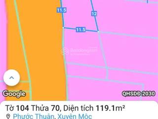 Bán gấp lô đất đẹp gần biển hồ tràm, ngay mặt tiền tỉnh lộ 998