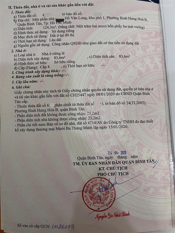 Mặt tiền hồ văn long  nguyễn thị tú  125m2  5x22m  nở hậu  kinh doanh tốt chỉ hơn 9 tỷ