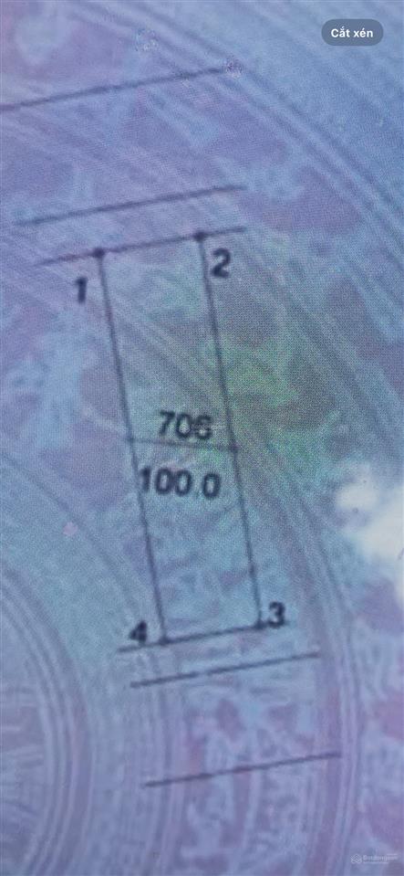 Bán đất đấu giá ceo sài sơn quốc oai | 100m2 | 2 mặt tiền ô tô | mt 5m | giá tốt, sđcc, sẵn gd