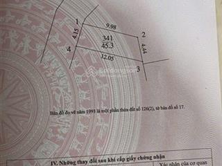 Đất thạch bàn oto tránh thông tứ tung dt 45m x 4.15m mặt tiền 5.5 tỷ sđcc giao dịch ngay