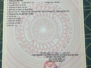 Bán đất tại thị trấn xuân mai, chương mỹ, hà nội, giá 3,5 tỷ, diện tích 100m2