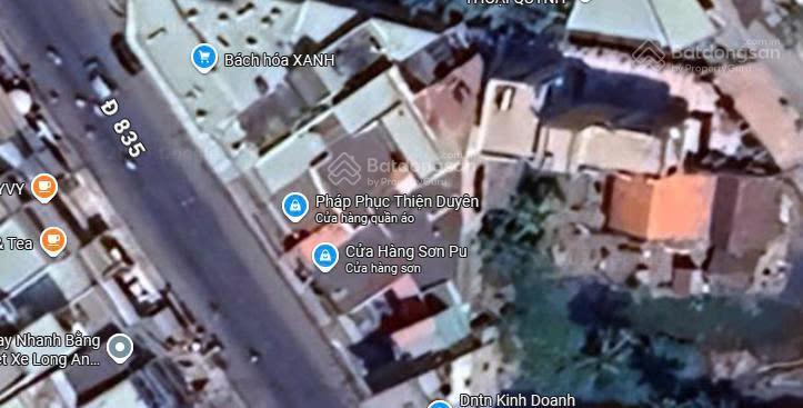 Mặt tiền đường tỉnh lộ 835, gốc vào chợ gò đen, phước lợi.