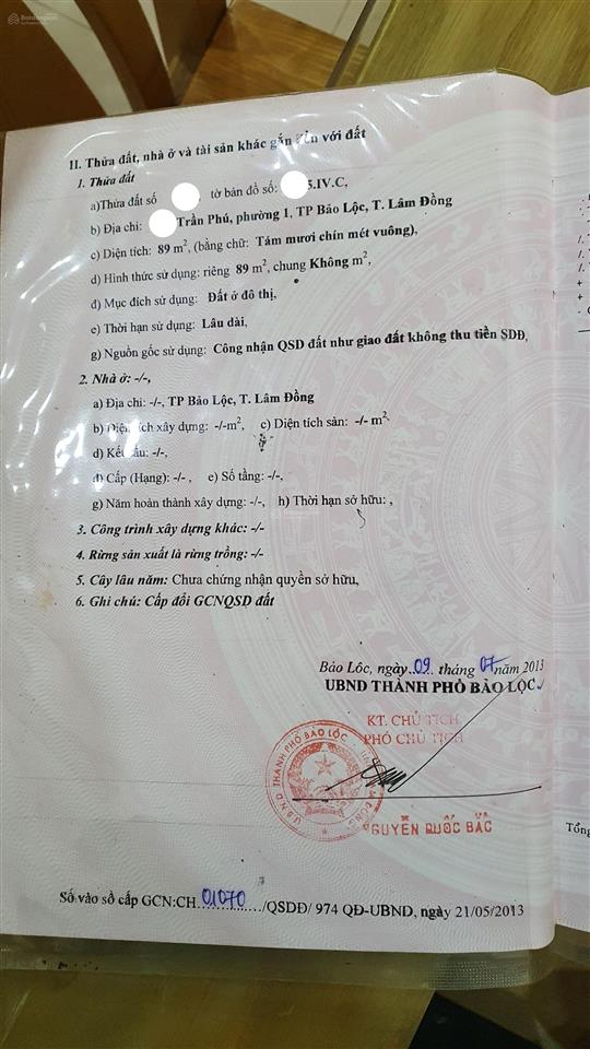 Bán nhà mặt tiền view sông, siêu hiếm ở bảo lộc 89m2