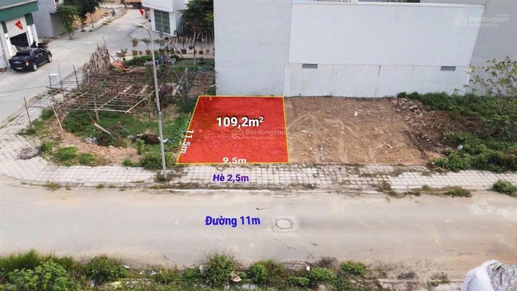 Bán lô đất 109.2m2 vị trí trung tâm mặt tiền cực rộng tiềm năng sinh lời vượt trội