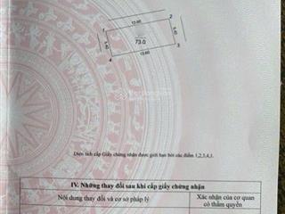 Bán đất đẹp giá nhô 3 tỉ. 73m2. mt 5,4m tại nguyên khê đông anh, hà nội
