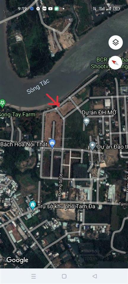 Đất châu đức, 1000m2, giá 850 triệu/1000m2