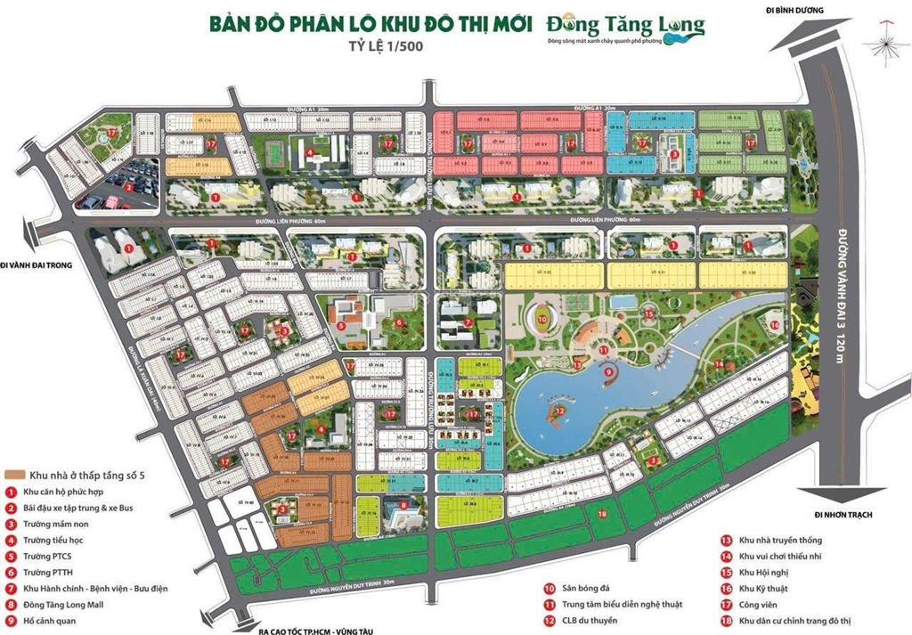 Đất nền đông tăng long, 100m2, giá 7,6 tỷ