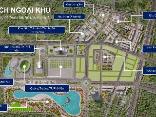 Mở bán gđ1 quỹ đất nền fecon phổ yên square city.pháp lý rõ ràng, mặt đường 27m. giá chỉ 3xtr/m2.