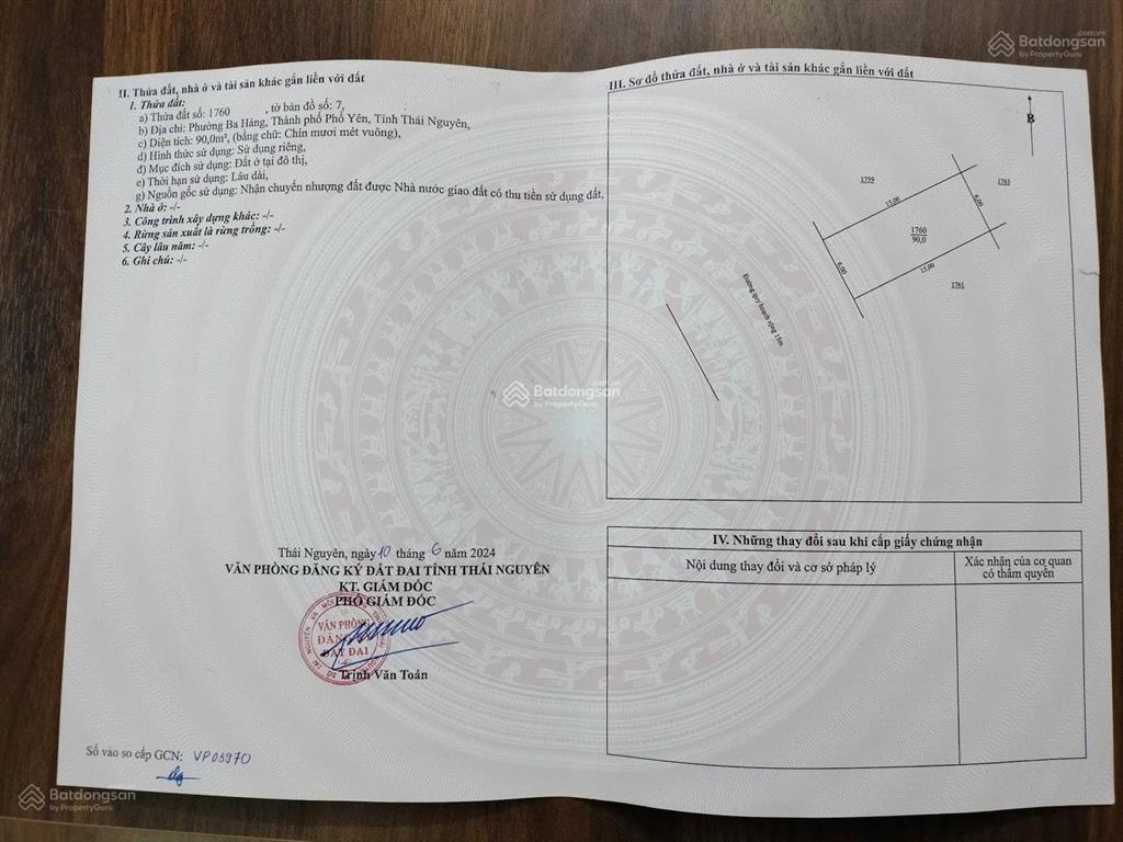 Tổng hợp quỹ đất giá tốt, vị trí đẹp dành cho các nhà đầu tư khu vực phổ yên, thái nguyên. sẵn sổ