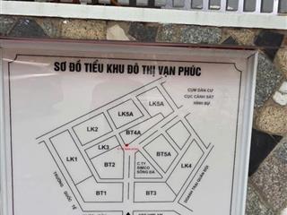 Biệt thự vạn phúc 165m2, 11m, đẳng cấp thượng lưu, 3 mặt thoáng đãng, giao thông thuận lợi