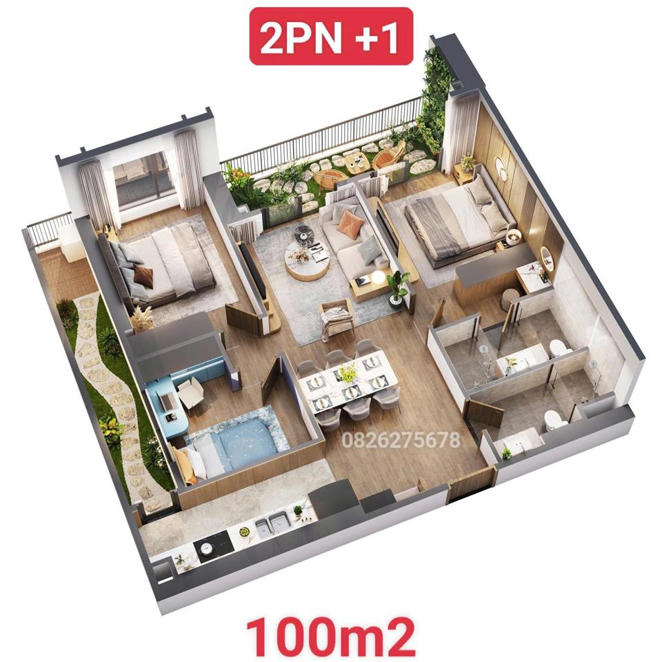 Tôi là chủ nhà cần bán căn 3pn 2wc 100m2 chuẩn giá 6,6 tỷ, có hỗ trợ vay ngân hàng, sẵn sổ đỏ
