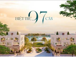 Bán biệt thự ven hồ thiên nga, liền kề tttm vincom diện tích 150m2. giá f0 từ vinhomes  60tr/m2