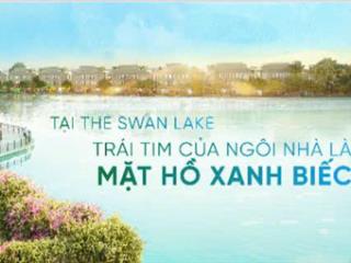 Bán biệt thự ven hồ đẹp xuất sắc tại vinhomes green city, 17,9 tỷ, 150m2.
