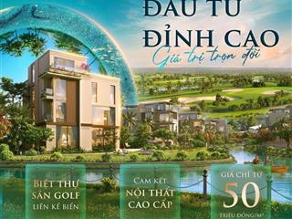 Bán biệt thự nghỉ dưỡng  RUBY COASTAL CITY gần đồi Rồng cách biển Đò Sơn 2km