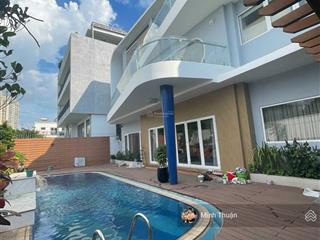 Siêu hiếm ! bán siêu biệt thự 4 tầng  thảo điền 2  compound  view sông  370m2  giá chỉ 135 tỷ