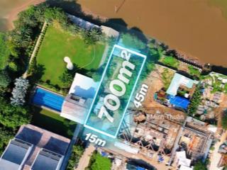 Siêu hiếm! bán lô đất 2 mặt tiền sông  1/ nguyễn văn hưởng  khuôn 700m2  giá chỉ có 148tr/m2