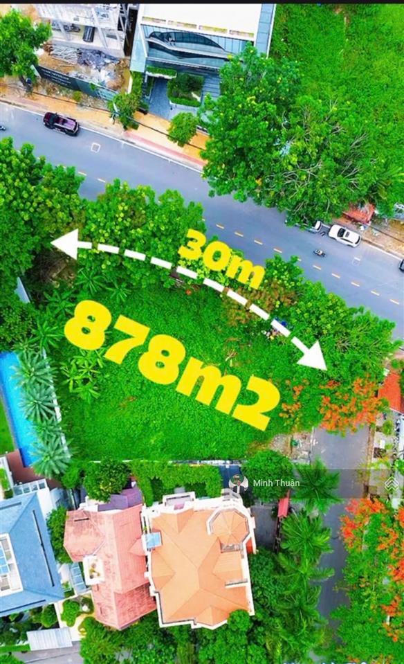 Bán lô đất đẹp nhất nguyễn văn hưởng ! góc 2 mặt tiền  30x18m  xây hầm 5 tầng  gía chỉ 285tr/m2