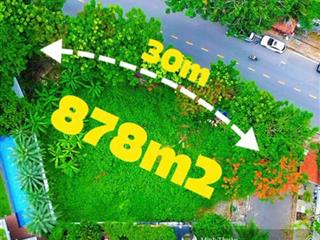 Bán lô đất đẹp nhất nguyễn văn hưởng ! góc 2 mặt tiền  30x18m  xây hầm 5 tầng  gía chỉ 285tr/m2