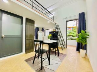 Phòng duplex ban công mới khai trương ngay võ oanh, full nội thất mới, khu phố ẩm thực, ăn đêm hssv