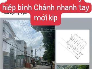 6,6 tỷ tl bán đất rẻ nhất đ 27 hiệp bình chánh thủ đức gigamal f0 60m2 4,5 x 13,4 6m đường 6m thông