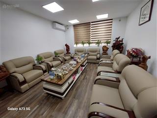 Nhà geleximco  90 m2 4 tầng mặt công viên  hoàn thiện thang máy  mặt tiền 6m