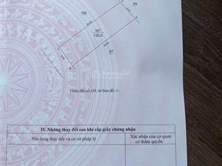 Ngay viện 103  120m  mặt tiền 6,2m  giá đầu tư