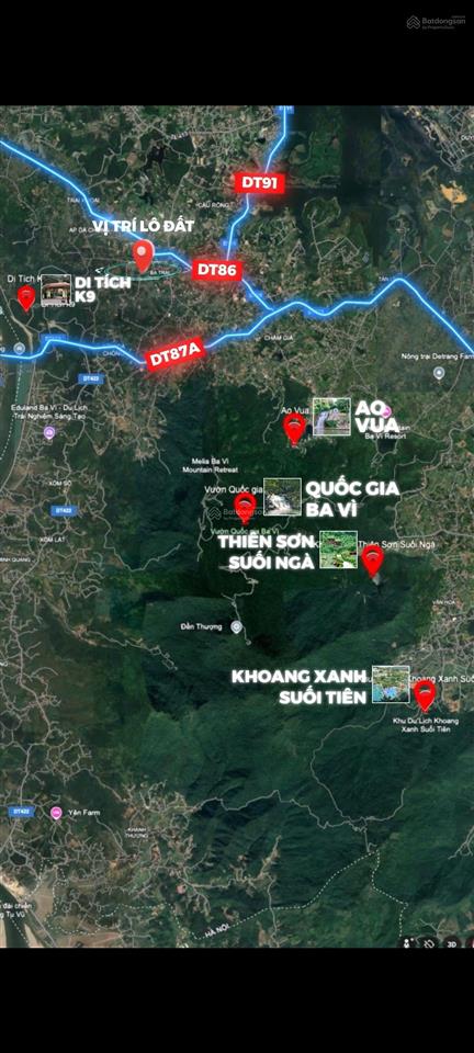 Bán đất tại xã ba trại, ba vì, hà nội, giá ưu đãi 1,65 tỷ, 300m2