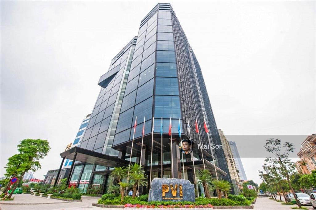 Pvi tower còn trống các diện tích cho thuê từ 150m2 đến 539m2