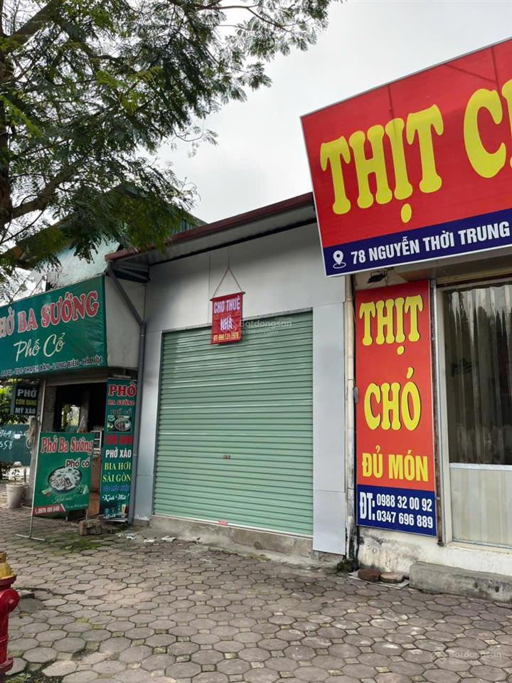 Chính chủ cho thuê nhà đường nguyễn thời trung dt 55m2, mặt tiền 4m vị trí đẹp. 0901 211 *** c trúc