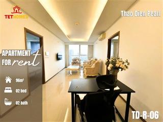 Bán căn hộ thảo điền pearl 96m2 2pn full nt tầng cao block a giá 8,2 tỷ
