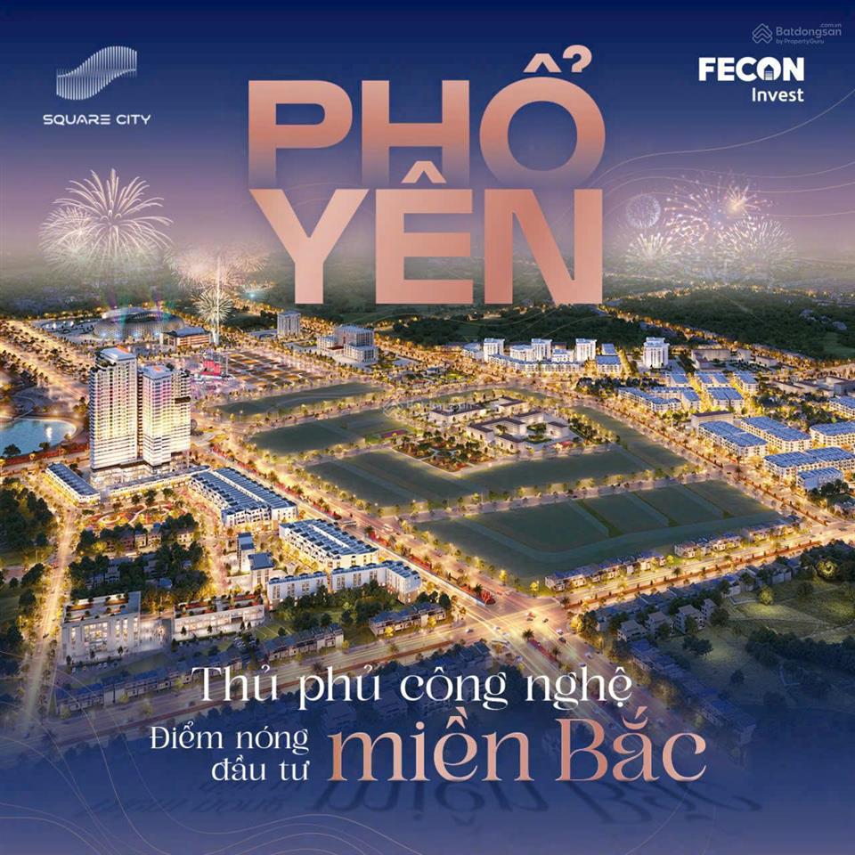 Fecon square city thái nguyên giá chỉ từ 3 tỷ 5