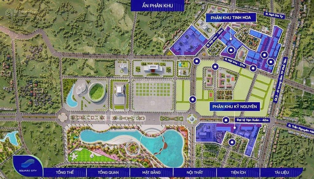 Fecon square city thái nguyên giá chỉ từ 3 tỷ 5