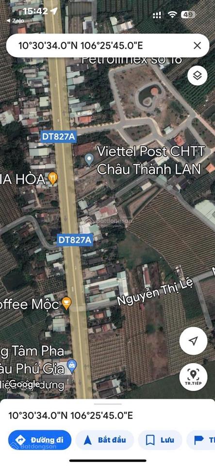 Đất nền bán tại nguyễn thị lệ, bình tâm, tân an, long an, 1,25 tỷ, 105 m2, view đẹp