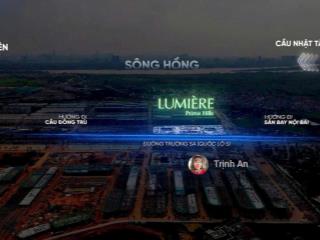 Lumière prime sở hữu ch cao cấp tại vị trí vàng đông anh, vay miễn lãi 36 tháng chỉ 20% vốn tự có