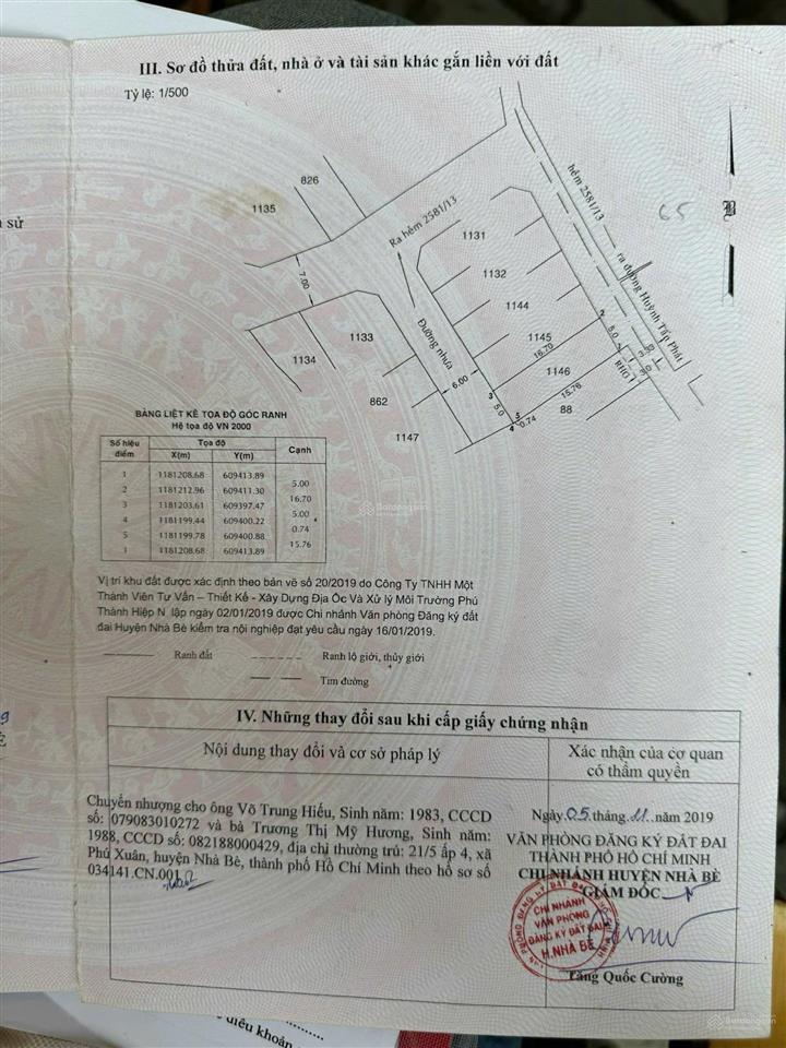 Chính chủ gửi bán lô đất 2 mặt tiền full thổ cư, xây tự do