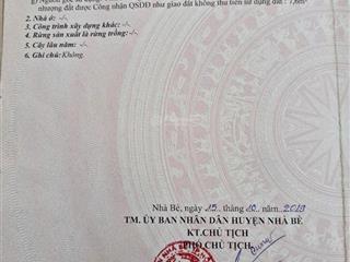 Long thới thổ cư 97m2, mt 5,78m chiều ngang nở hậu đẹp